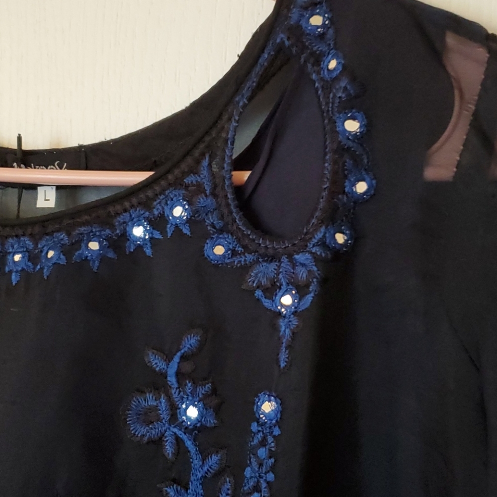 Formal Pakistani organza kurta party wear FINAL PRICE - Picture 9 of 10